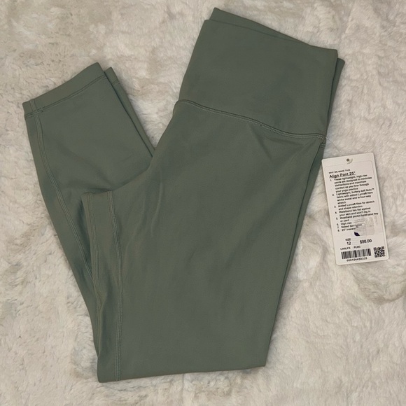 NWT lululemon Align™ High-Rise Pant 25" Palm Court Size 12 - Picture 6 of 11
